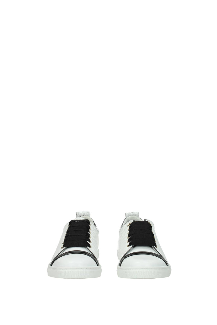 Sneakers Pelle Bianco - Lanvin - Donna