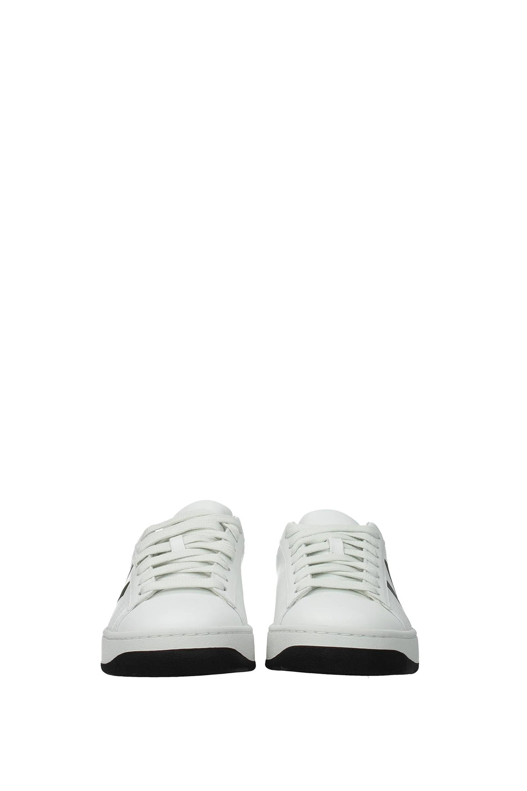 Sneakers Pelle Bianco Nero - Kenzo - Uomo