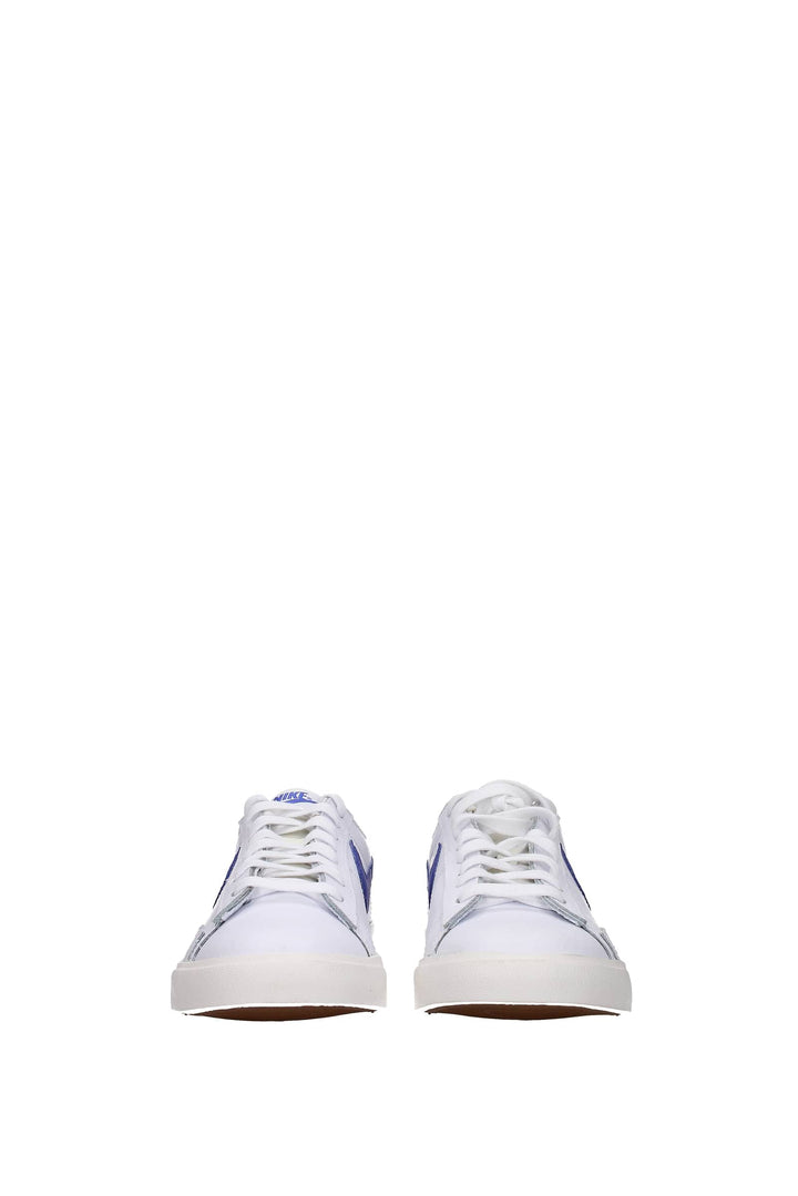 Sneakers Blazer Pelle Bianco Mirtillo - Nike - Donna