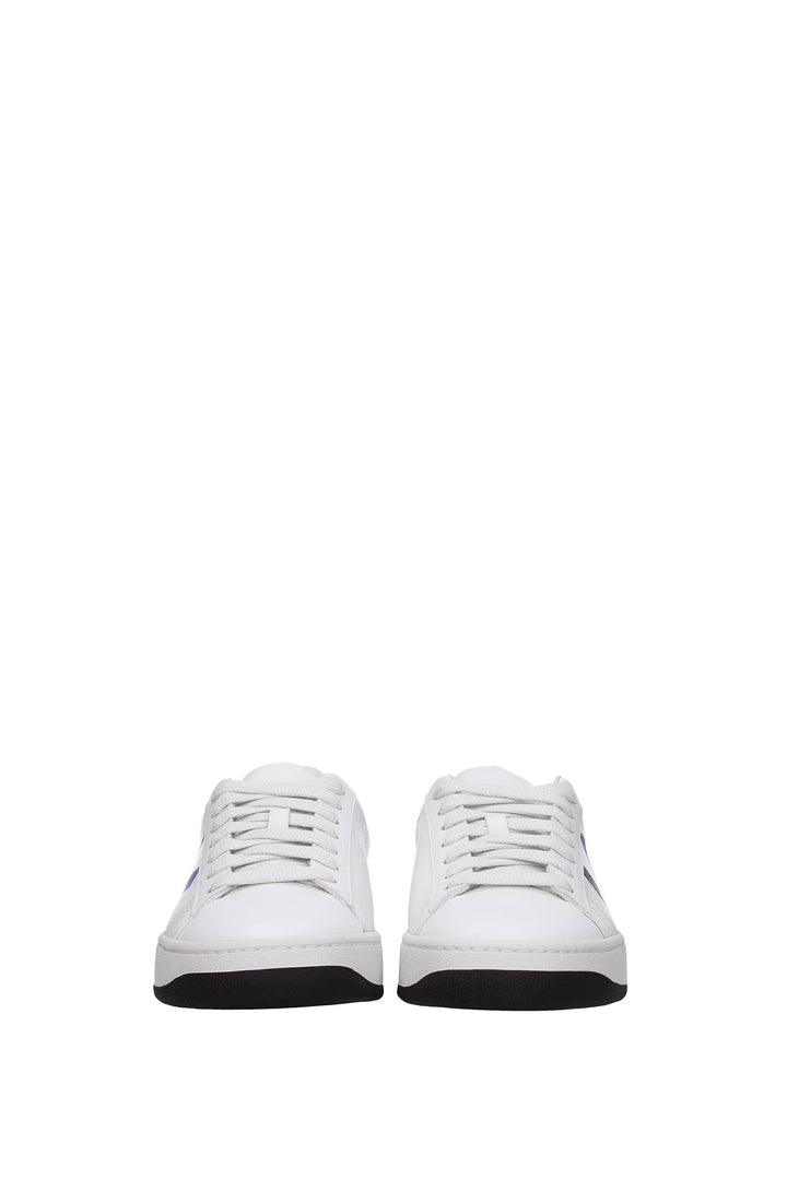 Sneakers Pelle Bianco Multicolore - Kenzo - Uomo