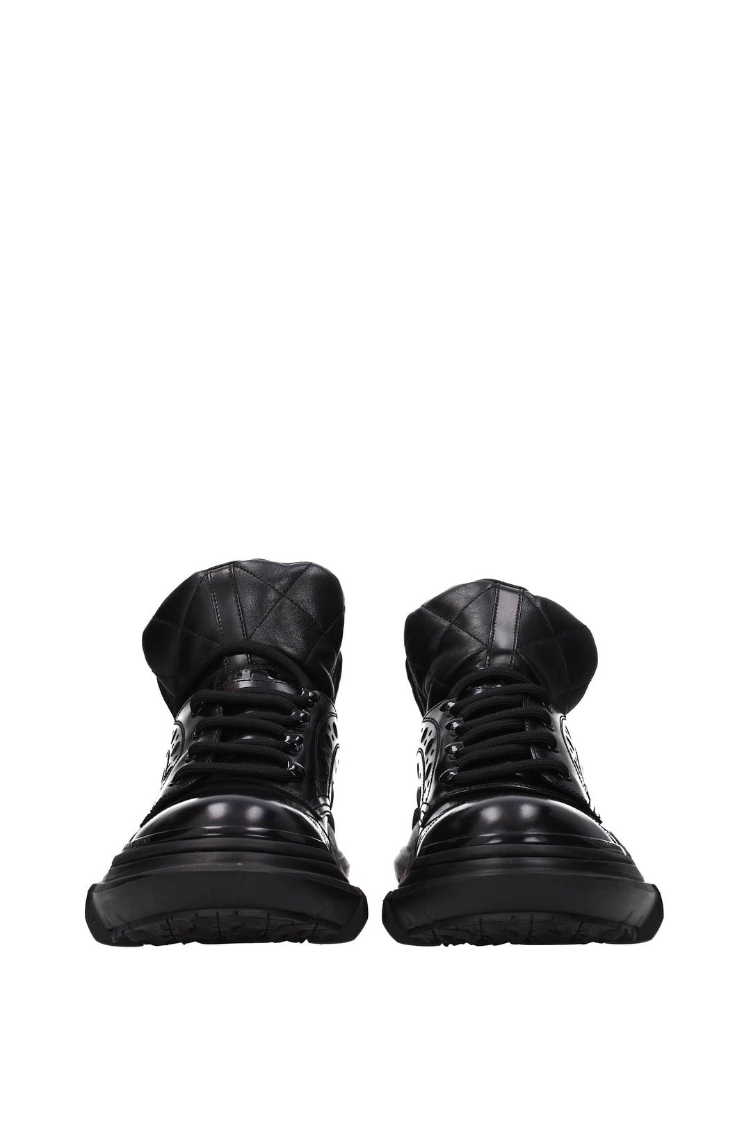 Sneakers Pelle Nero - Dolce&Gabbana - Uomo