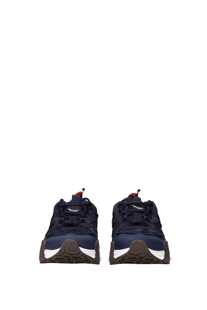 Sneakers Compassor Camoscio Blu Blu Marino - Moncler - Uomo