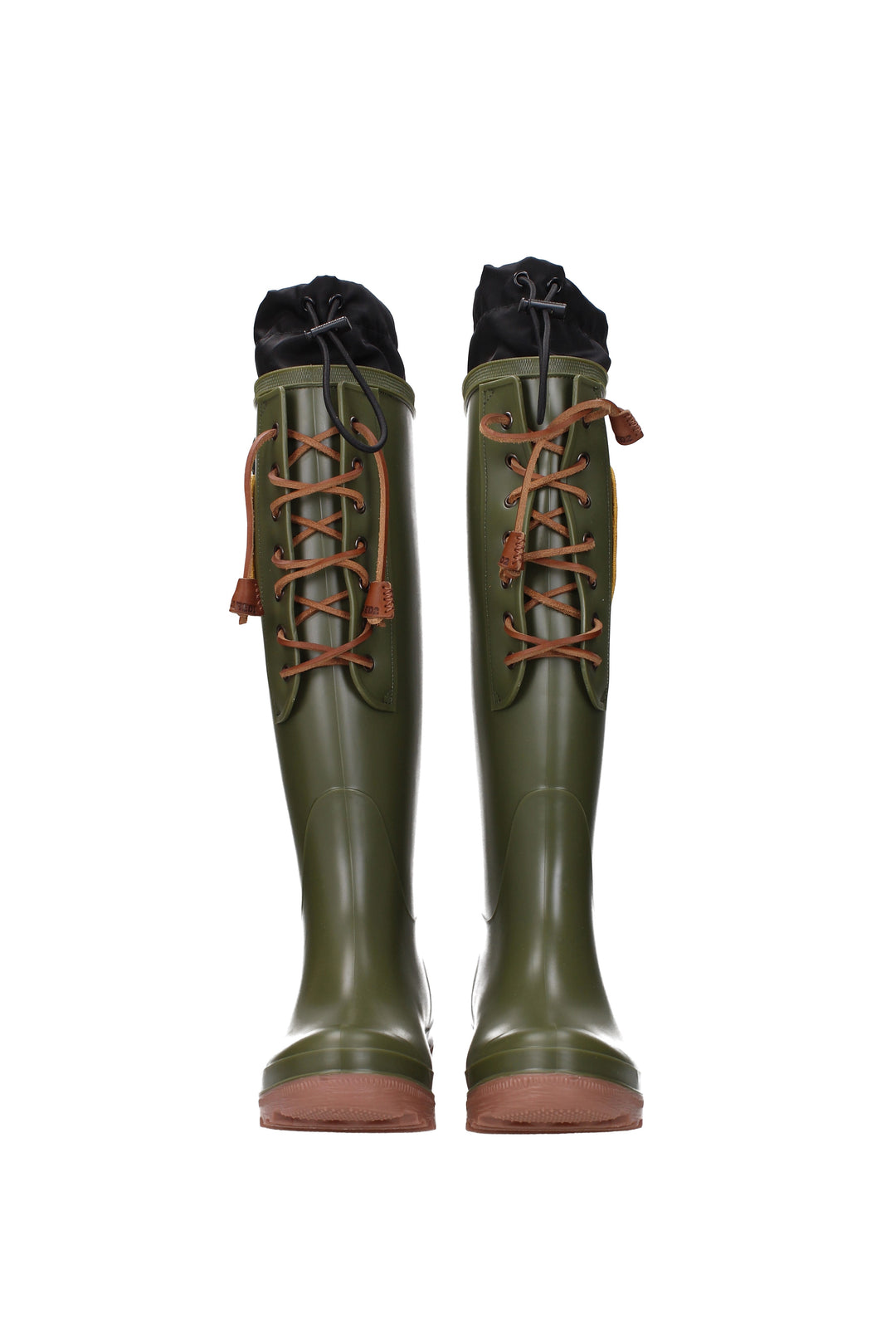 Stivali Gomma Verde Verde Militare - Dsquared2 - Donna