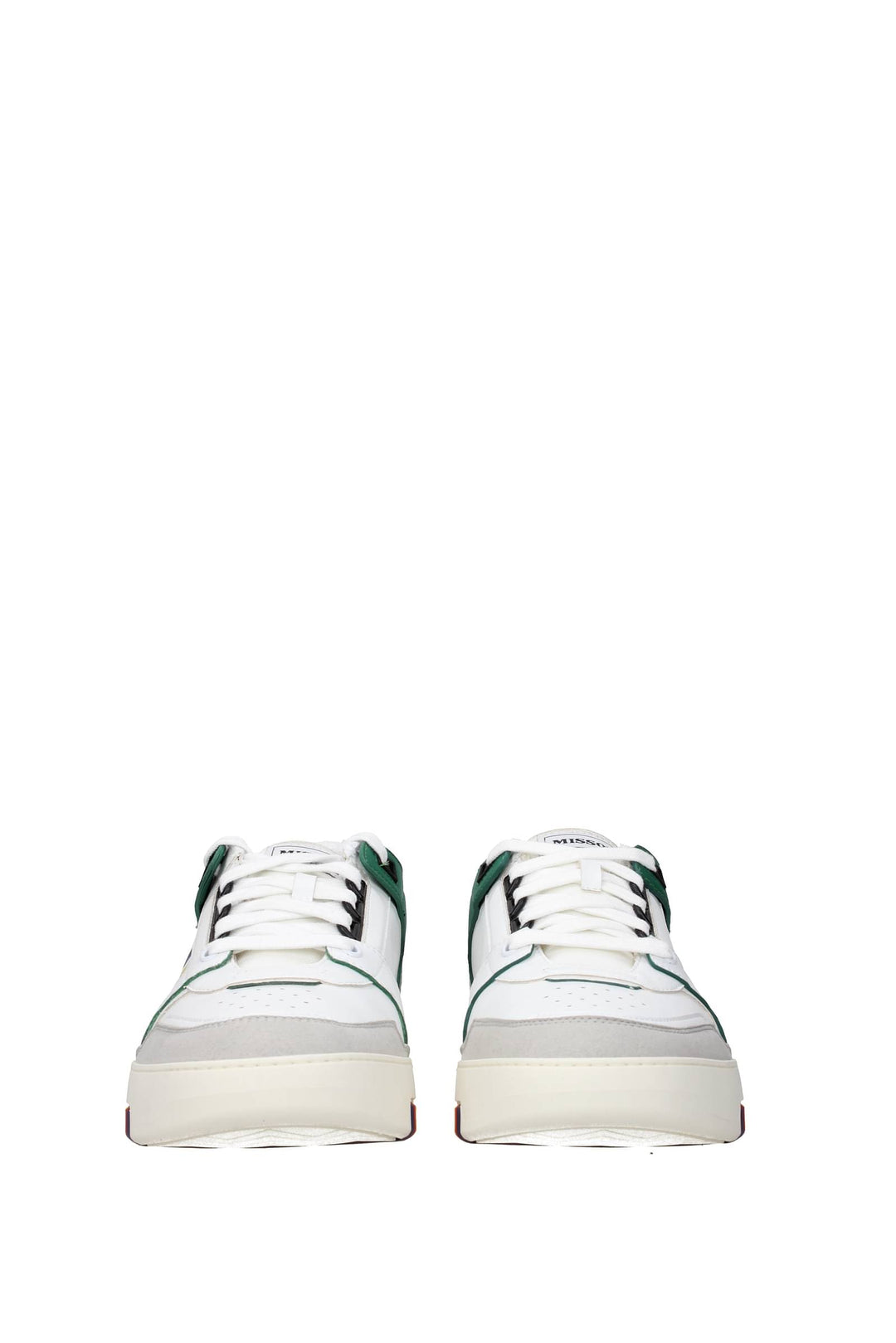 Sneakers Acbc Pelle Bianco Verde Pino - Missoni - Uomo
