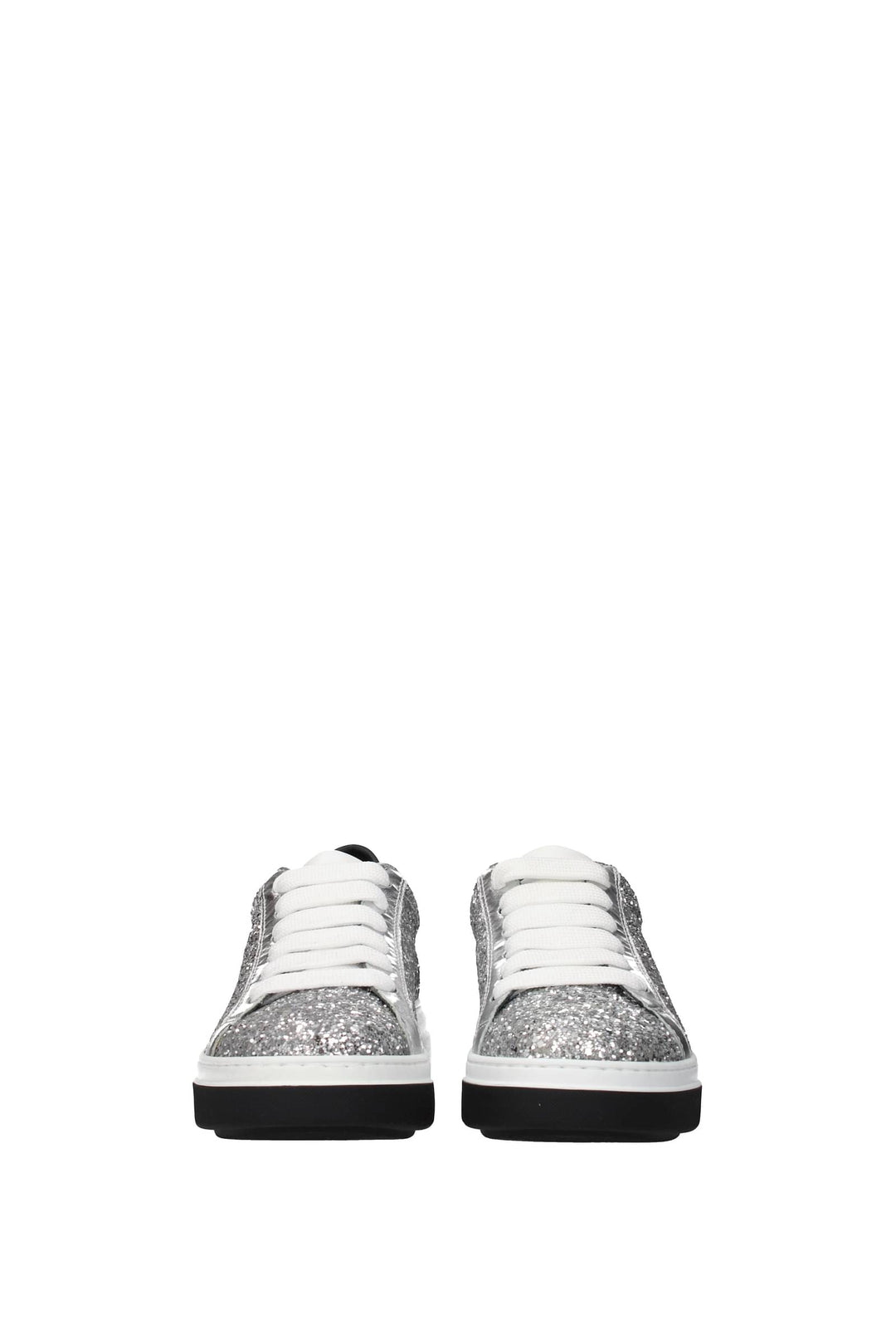 Sneakers Bumper Glitter Argento - Dsquared2 - Donna