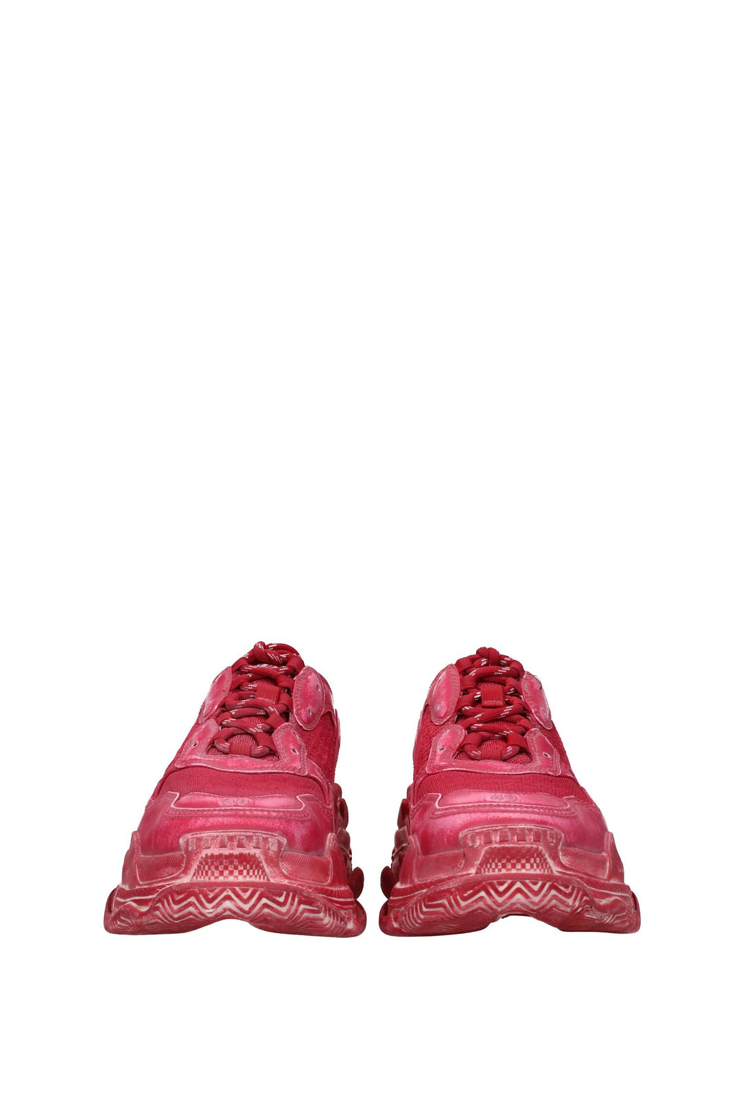 Sneakers Triples Tessuto Rosso Rosso Scuro - Balenciaga - Uomo