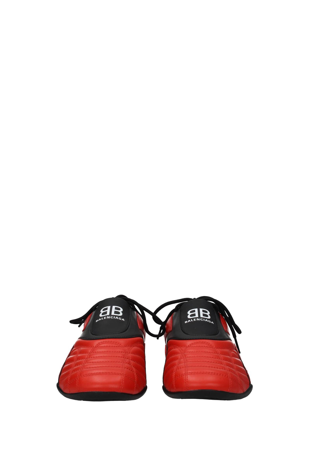 Sneakers Zen Pelle Rosso Nero - Balenciaga - Uomo