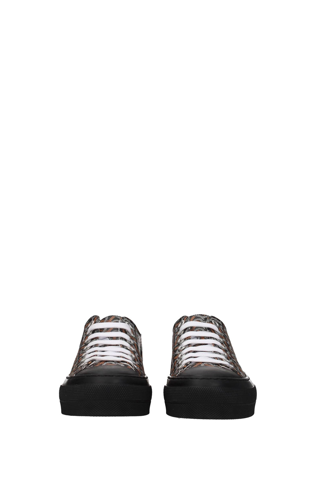 Sneakers Tessuto Nero Arancione - Burberry - Uomo