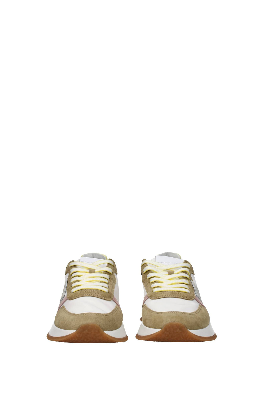 Sneakers Tropez 2.1 Tessuto Bianco Beige - Philippe Model - Uomo