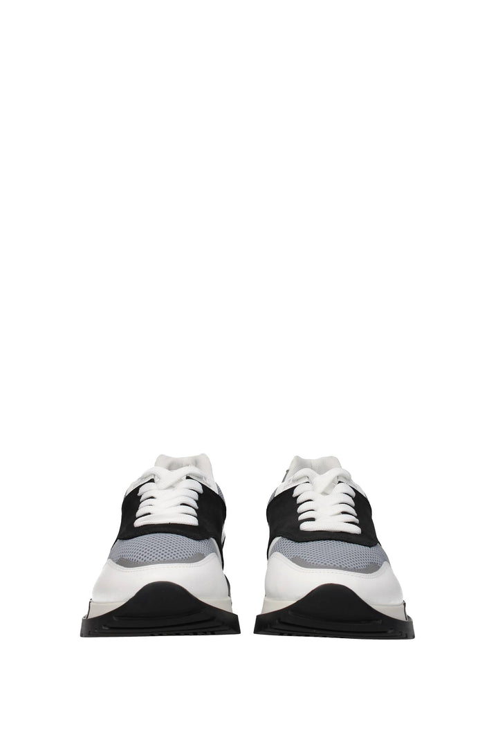 Sneakers Running Camoscio Nero Bianco - Dsquared2 - Uomo