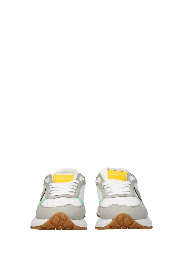 Sneakers Antibes Ortholid Tessuto Bianco Grigio - Philippe Model - Donna