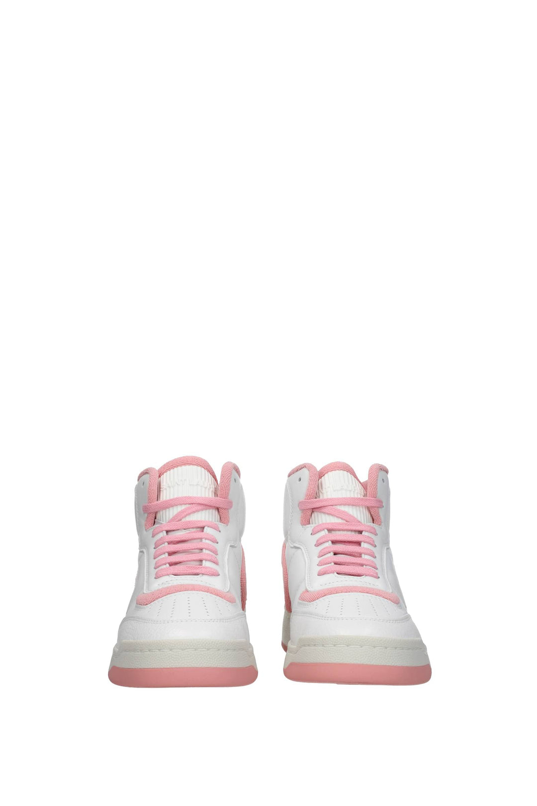 Sneakers Pelle Bianco Rosa - Saint Laurent - Donna