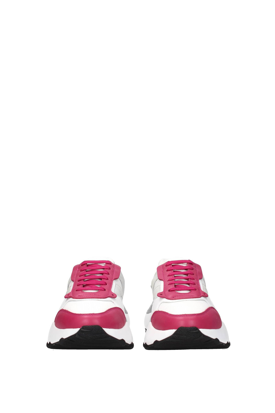 Sneakers Pelle Bianco Fuxia - MCM - Donna
