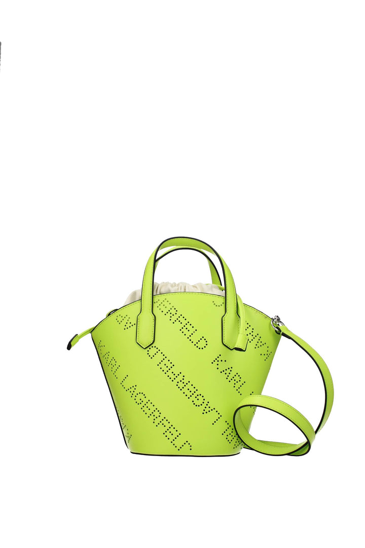 Borse A Mano Pelle Verde Lime - Karl Lagerfeld - Donna