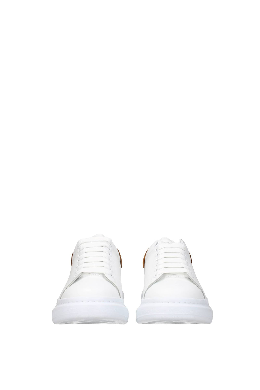 Sneakers Oversize Pelle Bianco Cedro - Alexander McQueen - Uomo