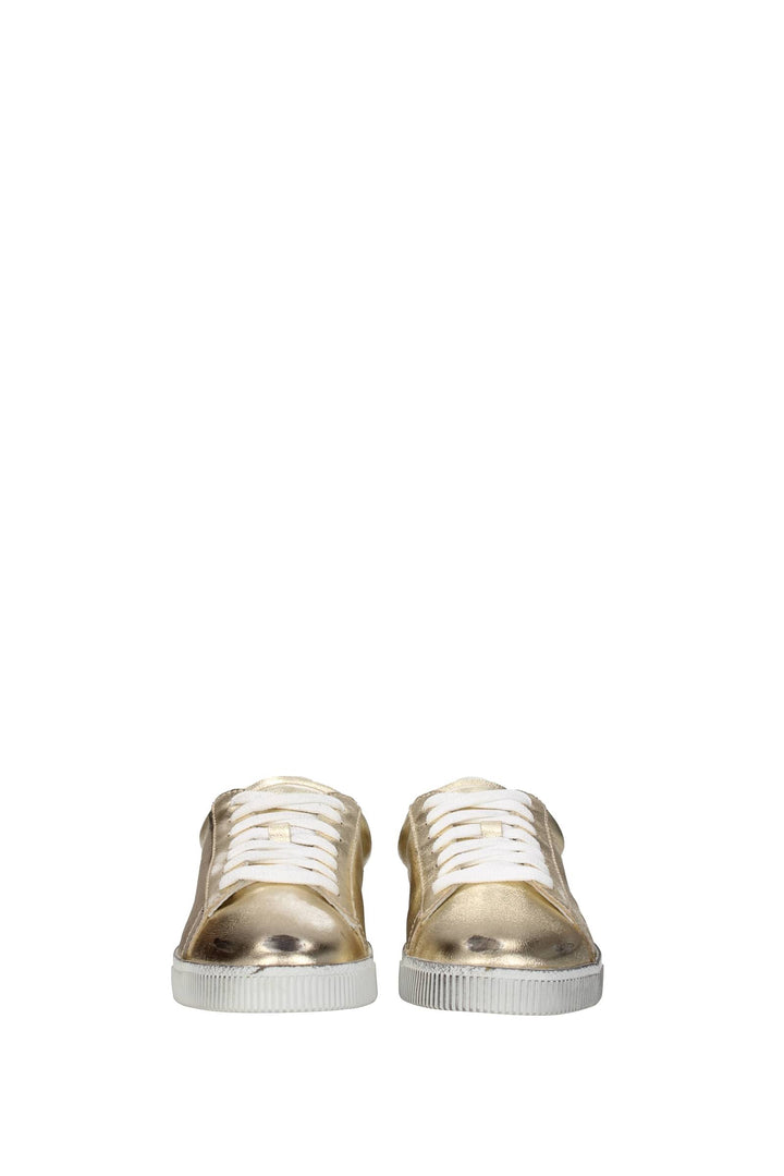 Sneakers Icon Cassetta Pelle Oro - Dsquared2 - Donna