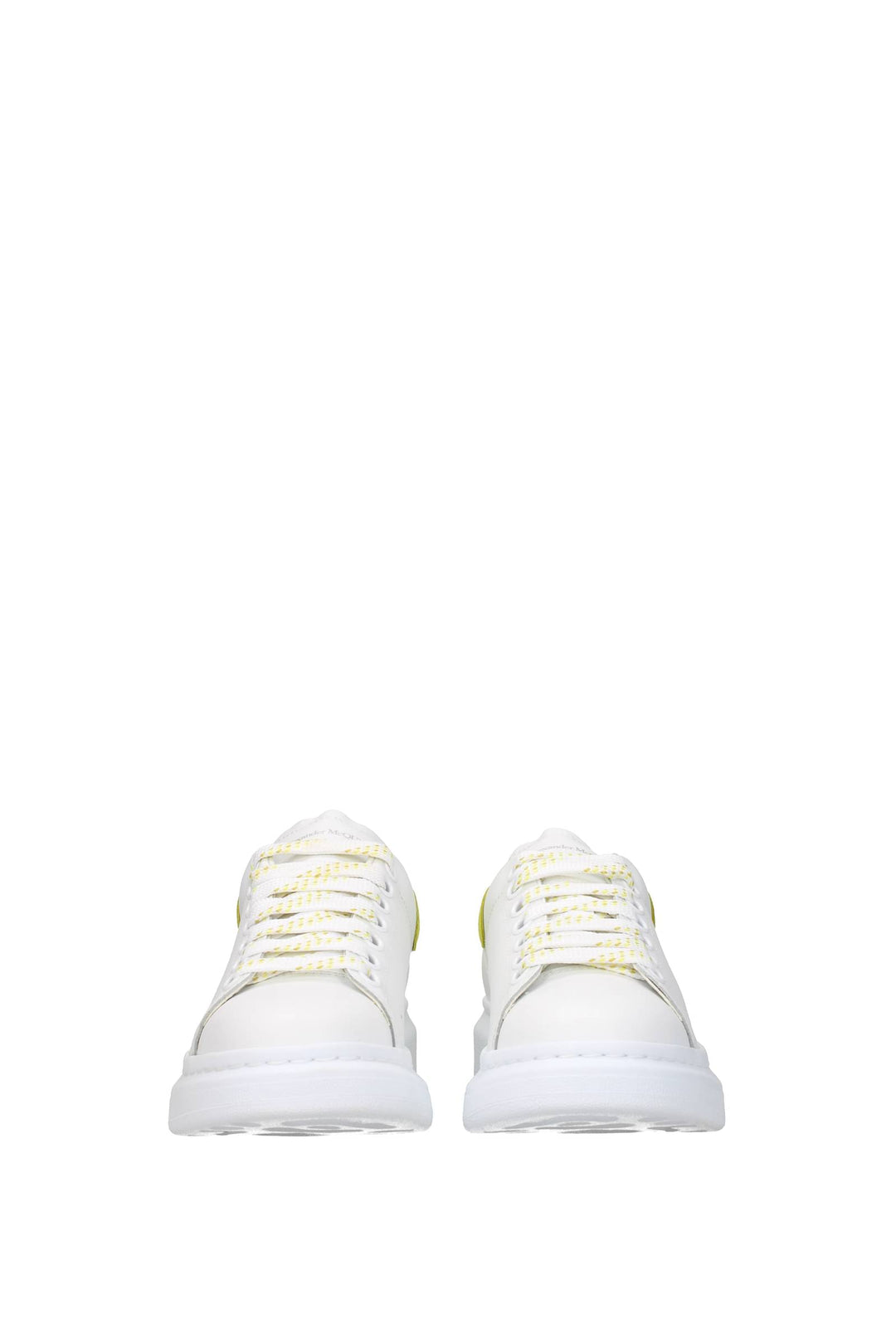 Sneakers Oversize Pelle Bianco Lichene - Alexander McQueen - Donna