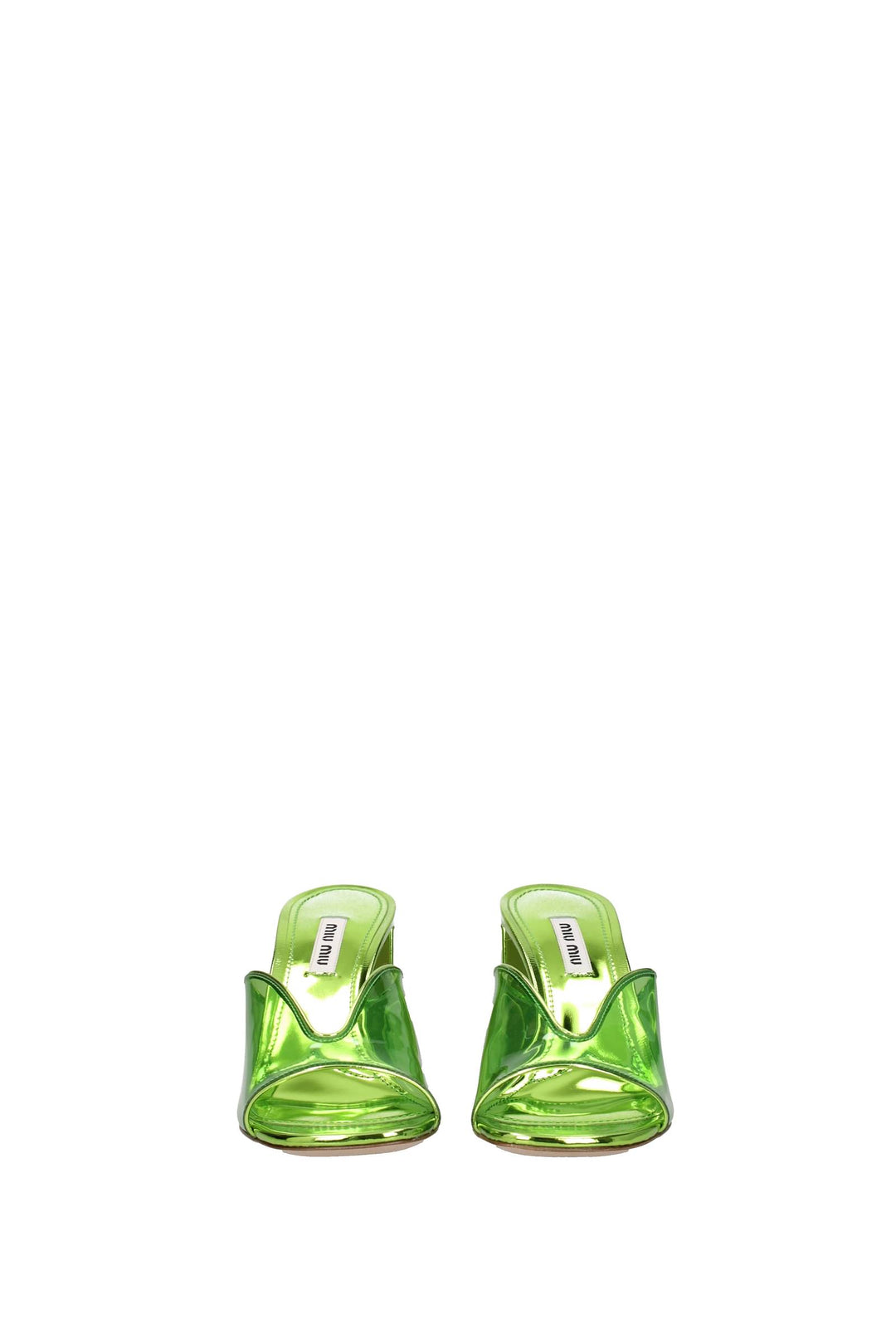 Sandali Plexiglass Verde - Miu Miu - Donna
