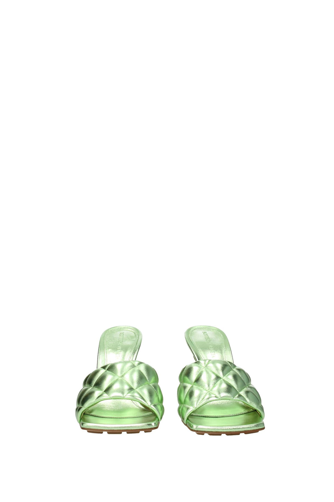 Sandali Pelle Verde Pistacchio - Bottega Veneta - Donna