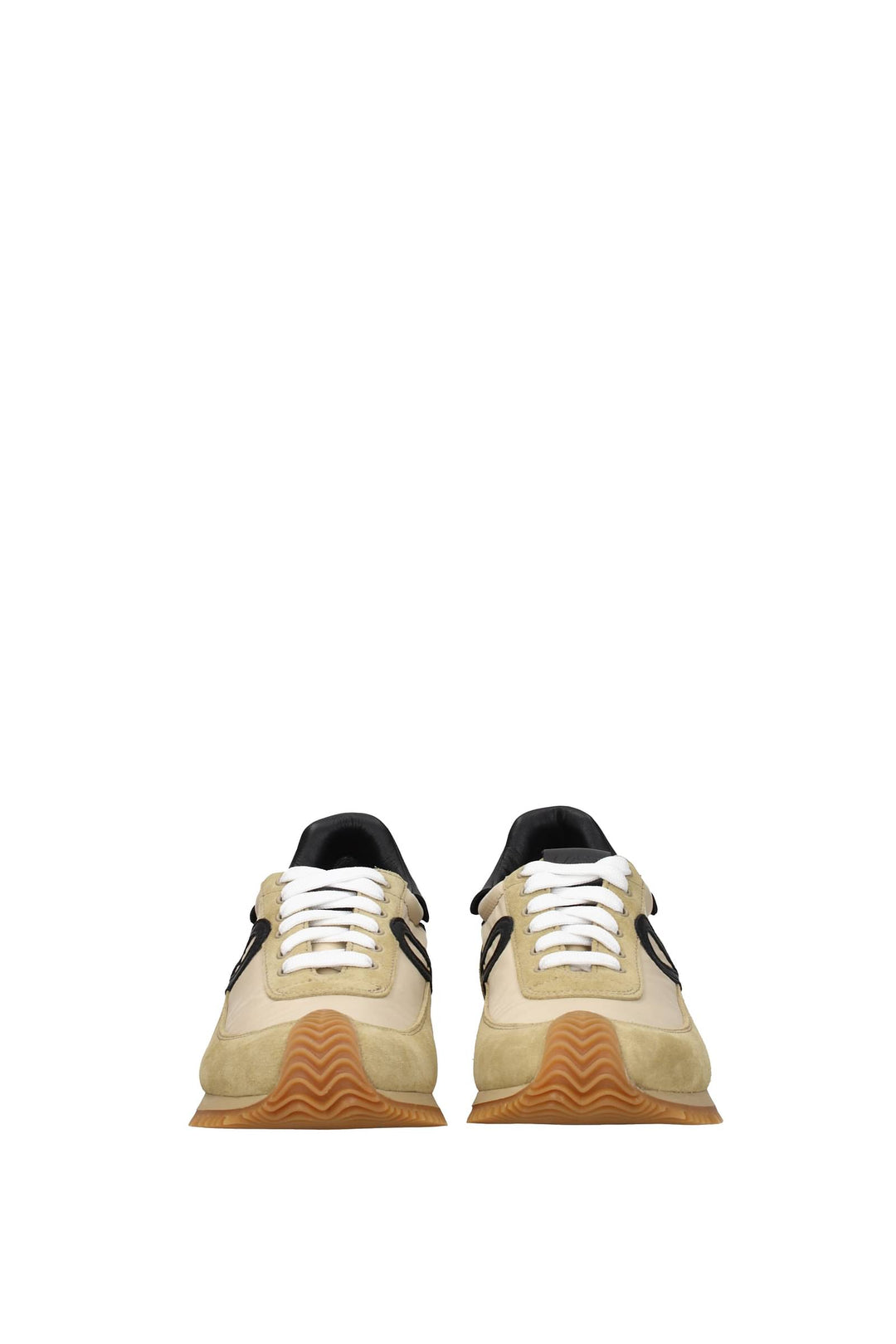 Sneakers Camoscio Beige Oro - Loewe - Donna