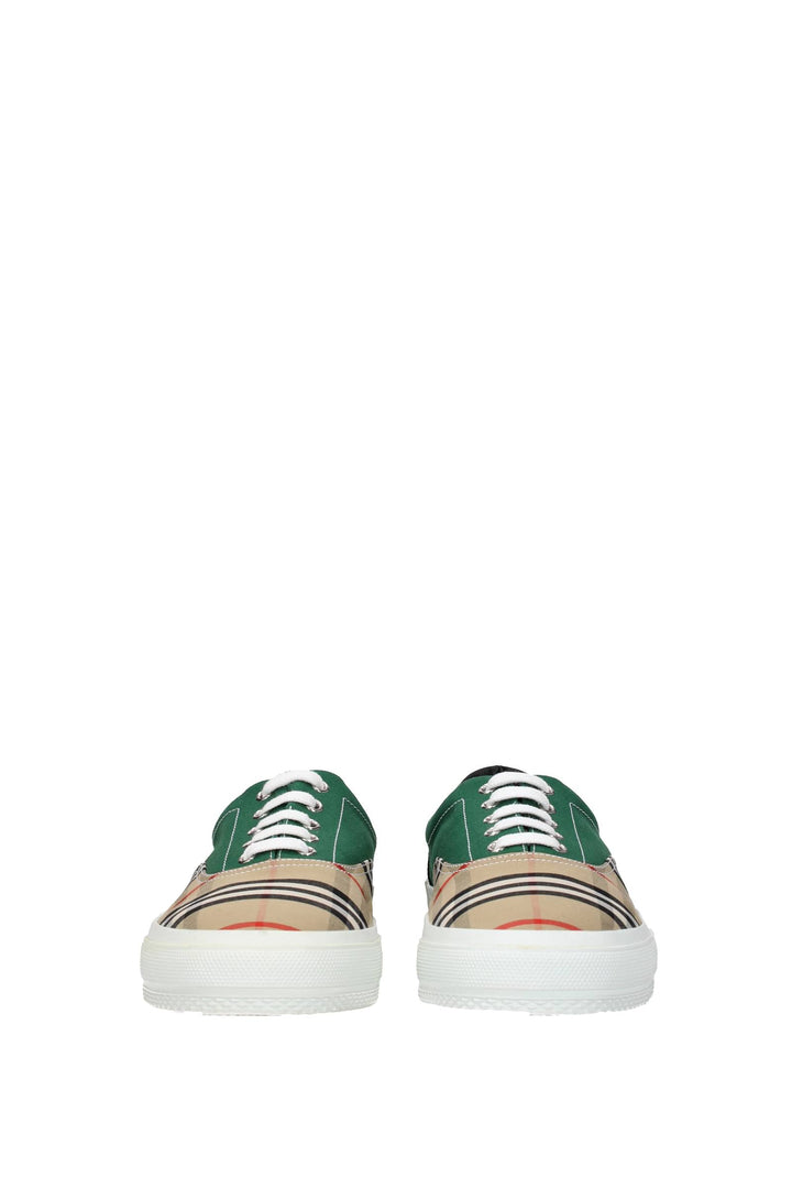 Sneakers Tessuto Beige Verde - Burberry - Uomo