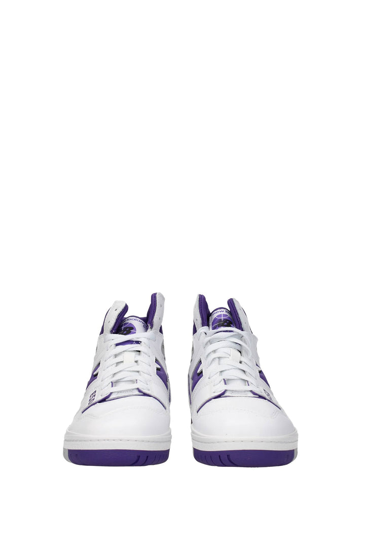 Sneakers 650 Pelle Bianco Viola - New Balance - Uomo