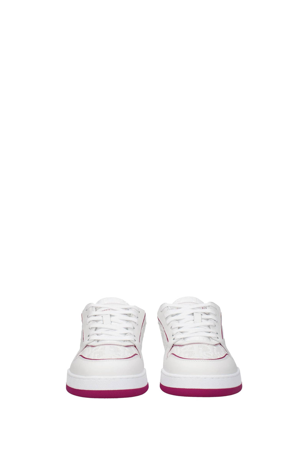 Sneakers Oblique Pelle Bianco Fuxia - Christian Dior - Donna