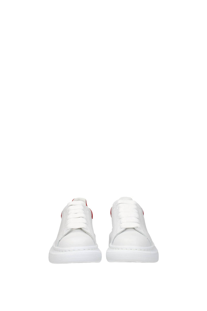 Idee Regalo Sneakers Kids Pelle Bianco Rosso - Alexander McQueen - Uomo