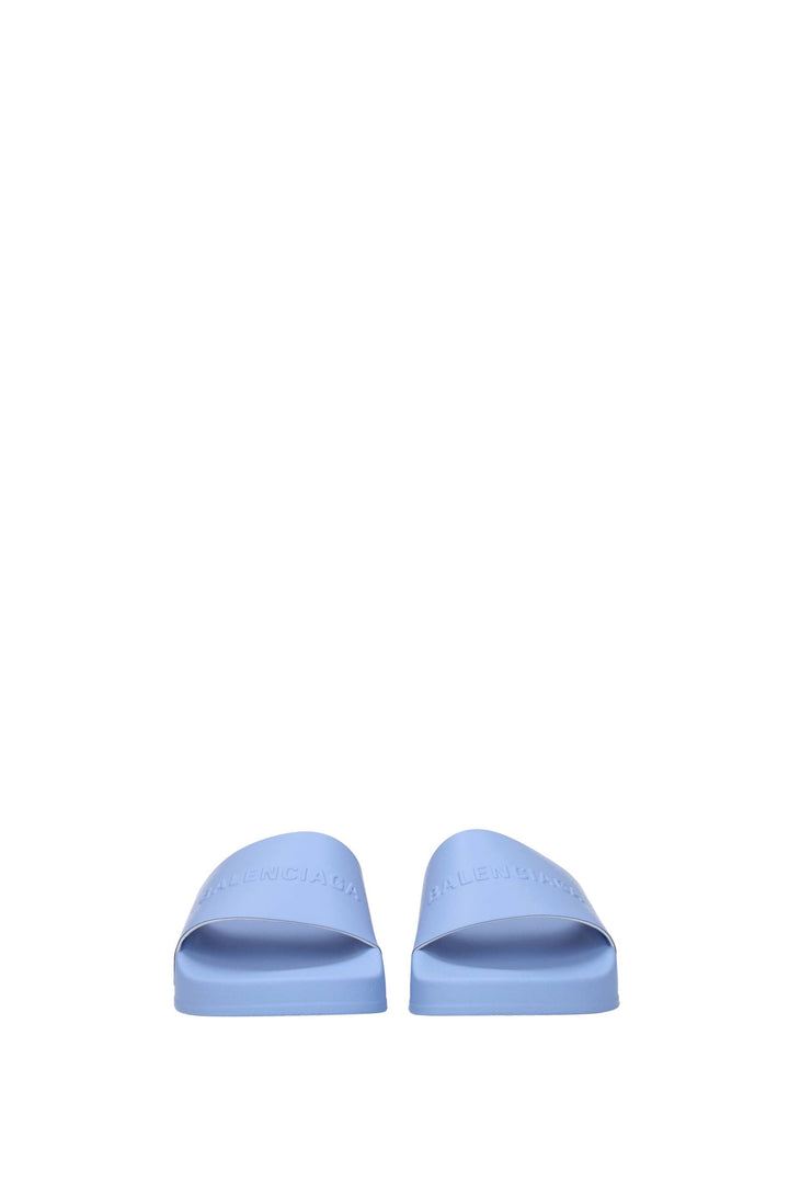 Idee Regalo Slippers Kids Gomma Blu Soft Sky - Balenciaga - Donna