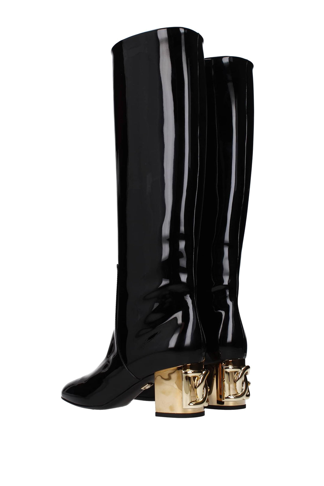 Stivali Vernice Nero - Dolce&Gabbana - Donna