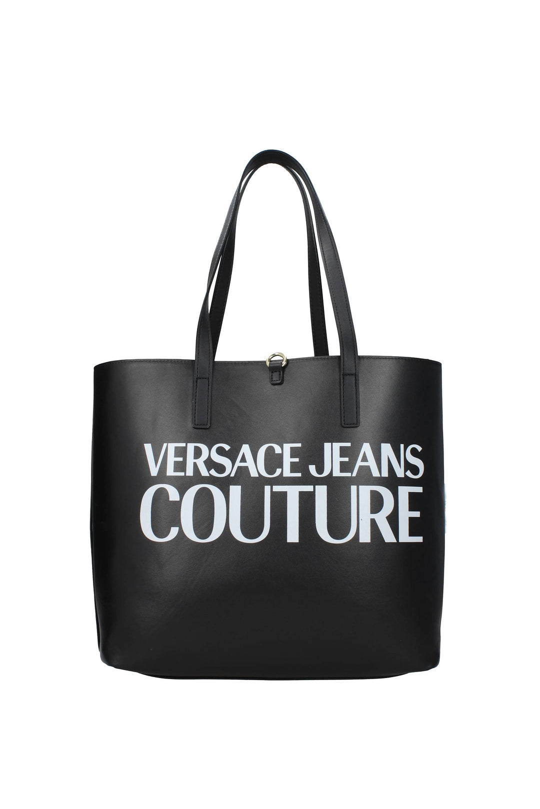 Borse A Spalla Couture Poliuretano Nero - Versace Jeans - Donna