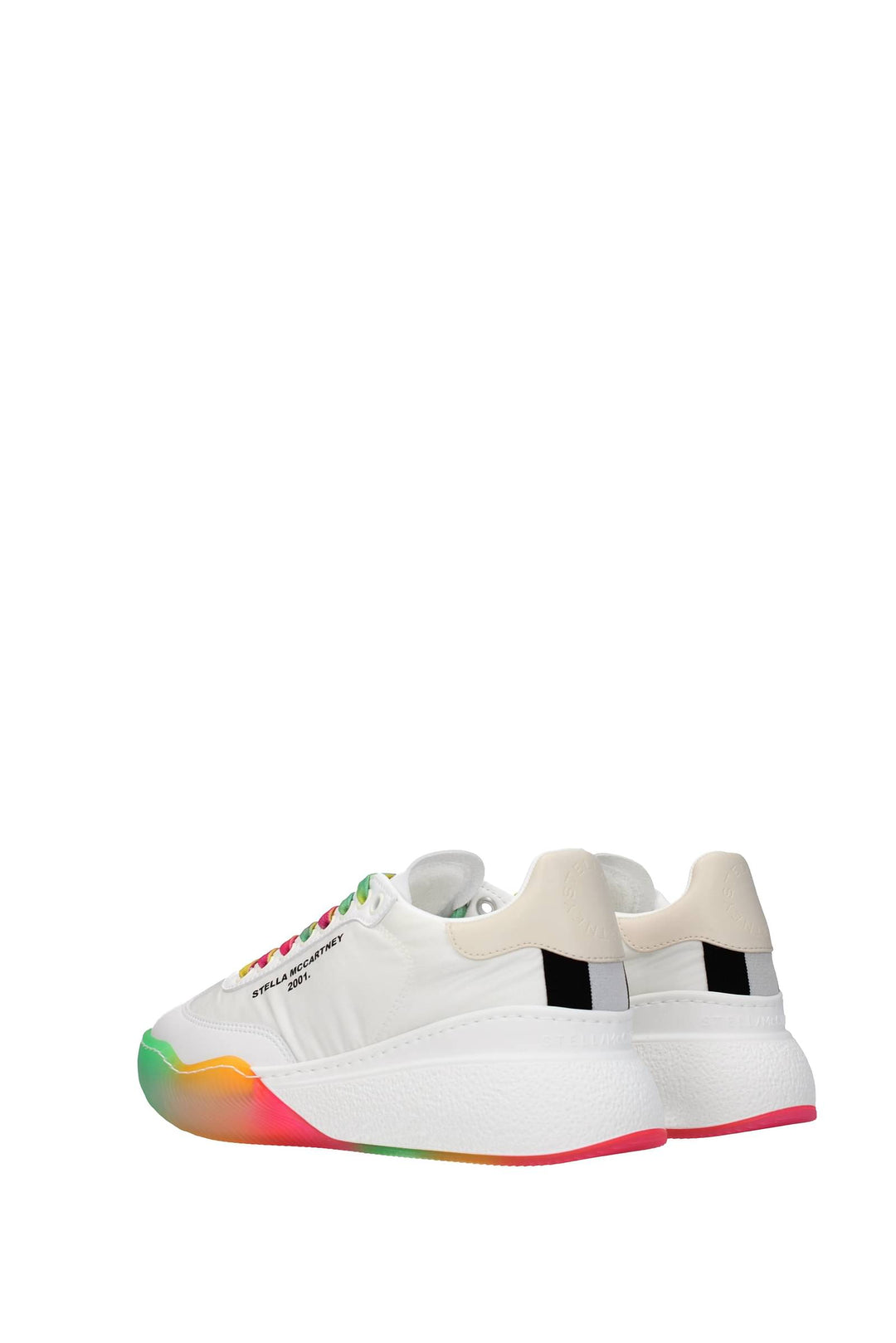 Sneakers Eco Pelle Bianco Multicolore - Stella McCartney - Donna