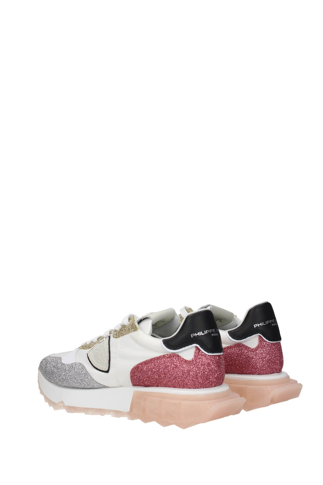 Sneakers La Rue Tessuto Bianco Multicolore - Philippe Model - Donna