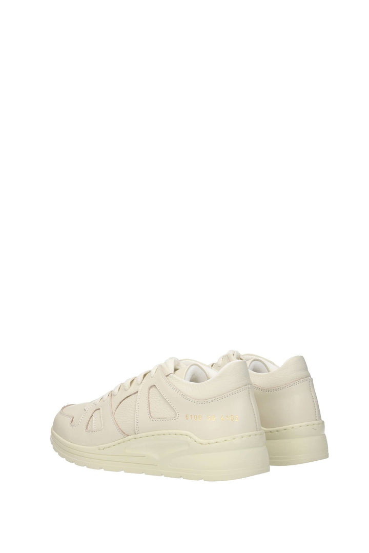 Sneakers Pelle Beige - Common Projects - Donna
