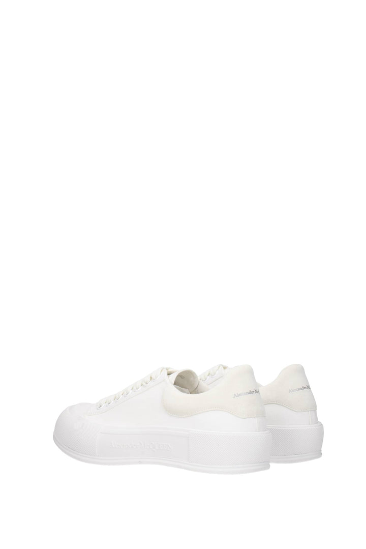 Sneakers Tessuto Bianco Bianco - Alexander McQueen - Uomo