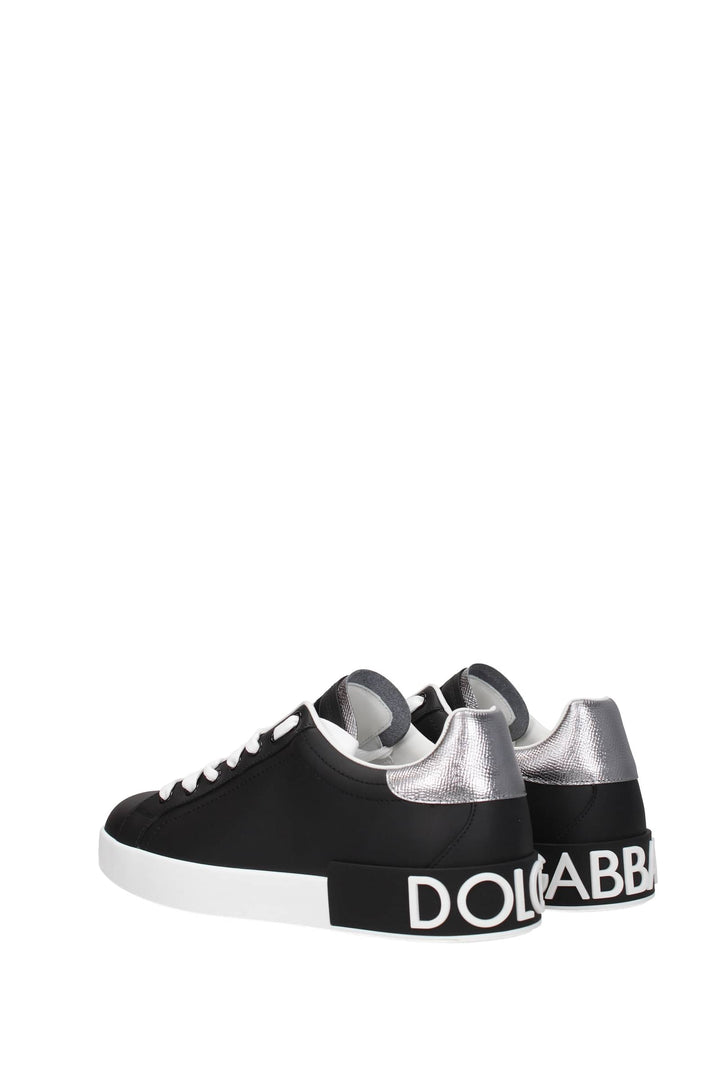 Dolce&Gabbana Sneakers Pelle Nero - Dolce & Gabbana - Uomo
