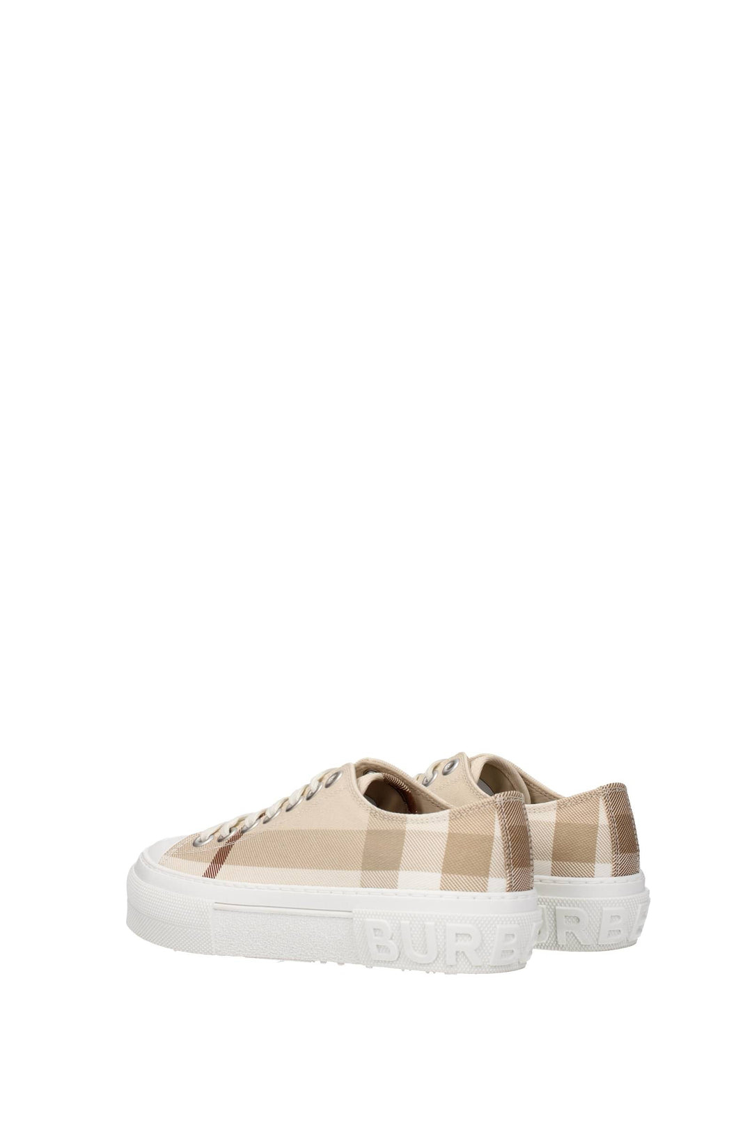 Sneakers Cotone Beige Fawn - Burberry - Donna