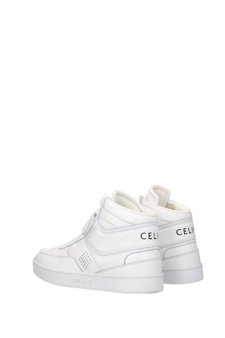 Sneakers Pelle Bianco Optic White - Celine - Donna