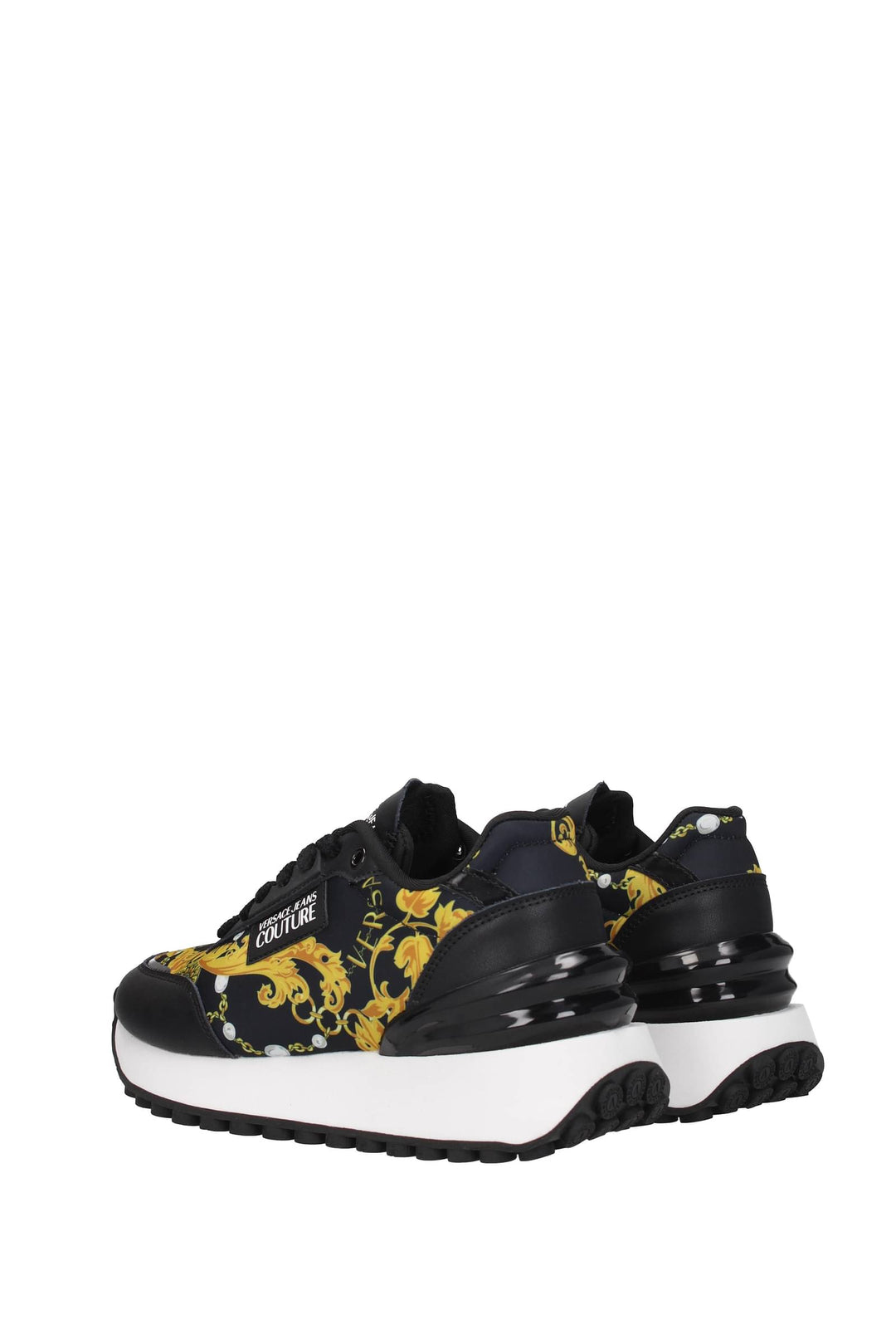 Versace Jeans Sneakers Couture Tessuto Nero - Versace Jeans Couture - Donna