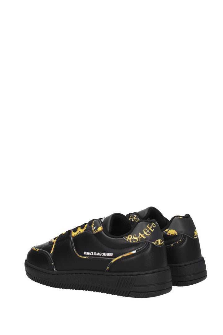 Versace Jeans Sneakers Couture Pelle Nero - Versace Jeans Couture - Donna
