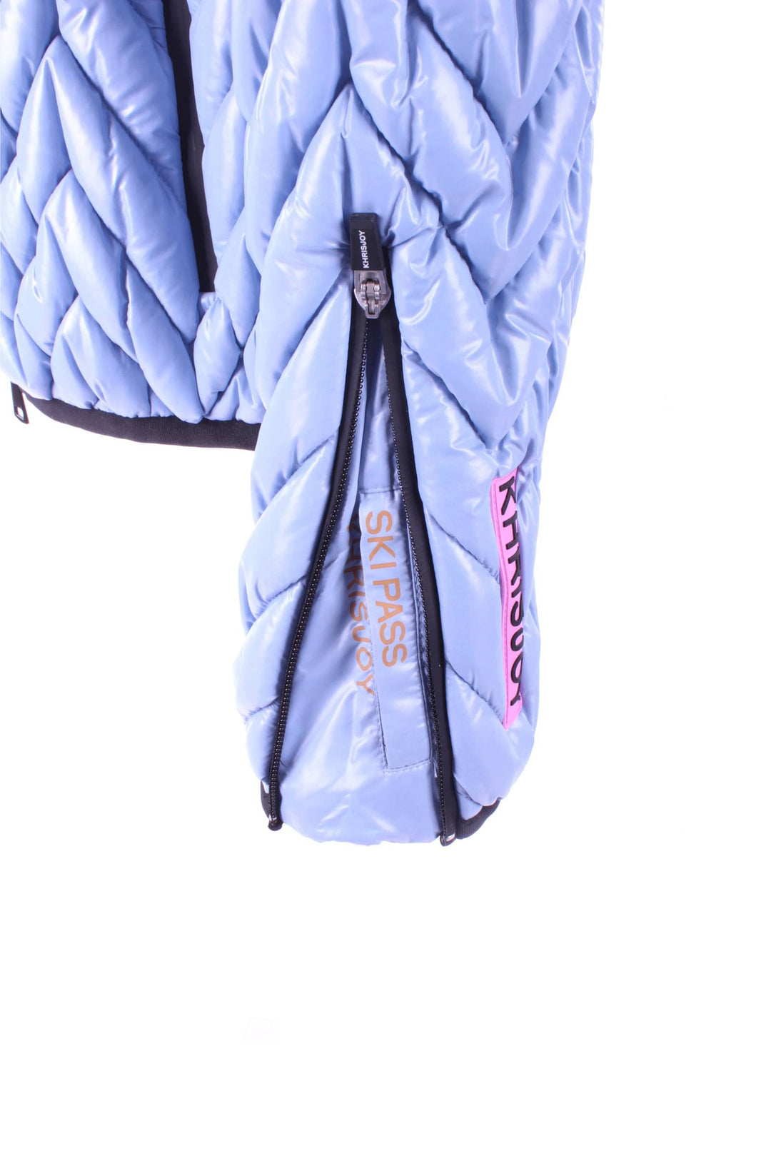 Idee Regalo Ski Chevron Quilted Jacket Poliammide Viola Malva - Khrisjoy - Donna