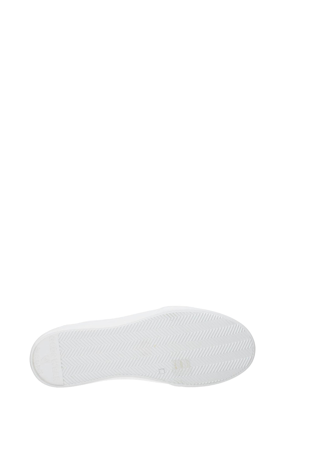 Sneakers Eco Pelle Bianco Nero - GCDS - Uomo