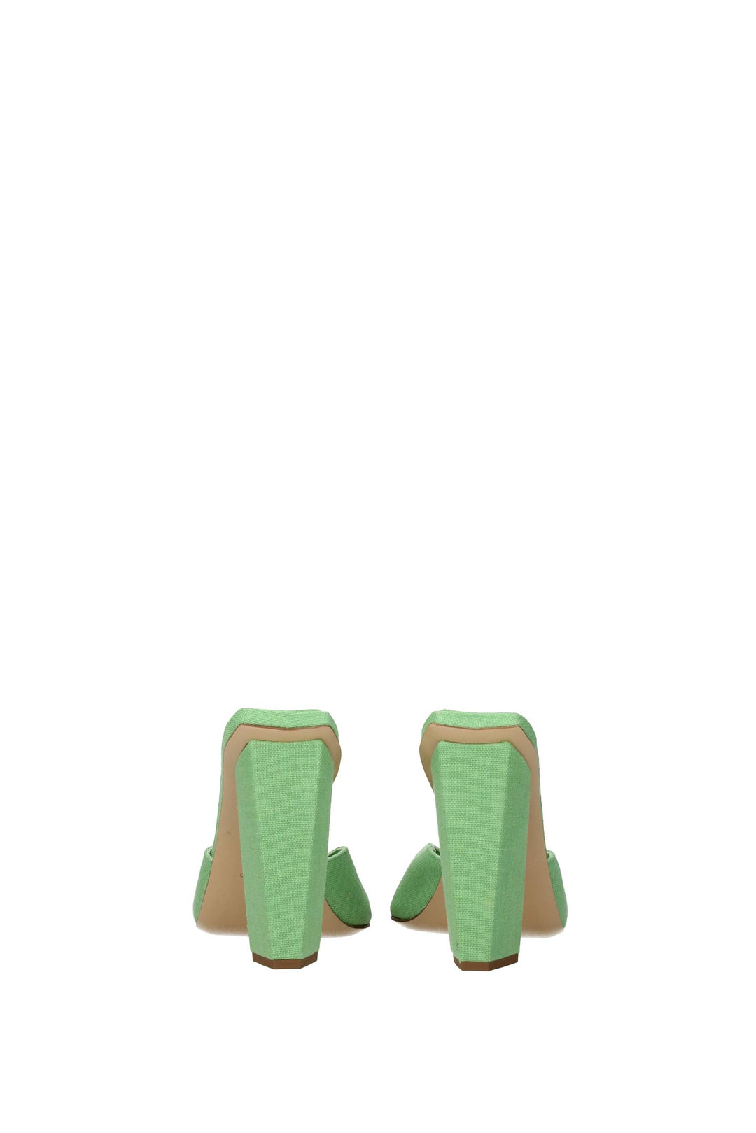 Sandali Rosie Tessuto Verde Giada - Gia Borghini - Donna