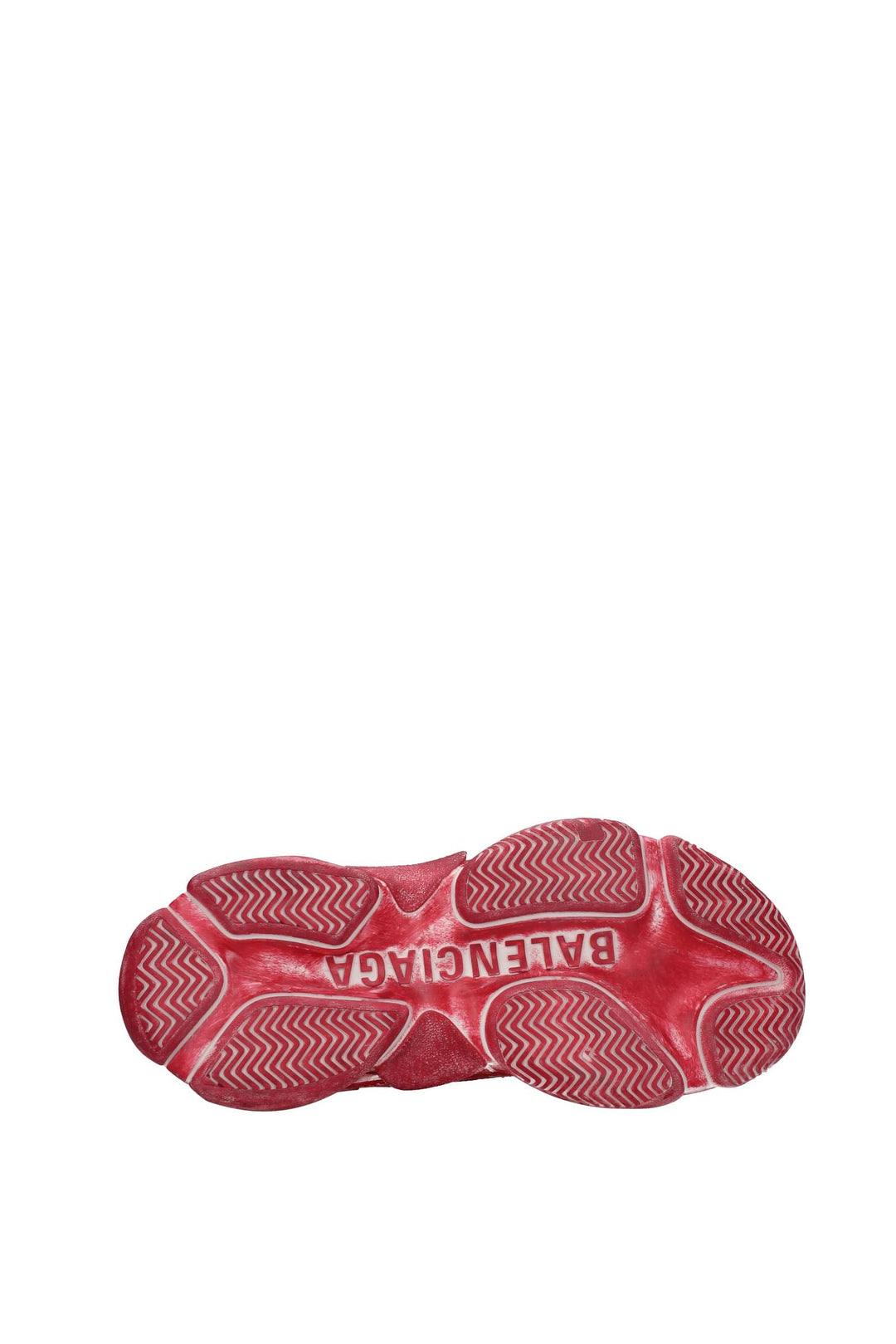 Sneakers Triples Tessuto Rosso Rosso Scuro - Balenciaga - Uomo