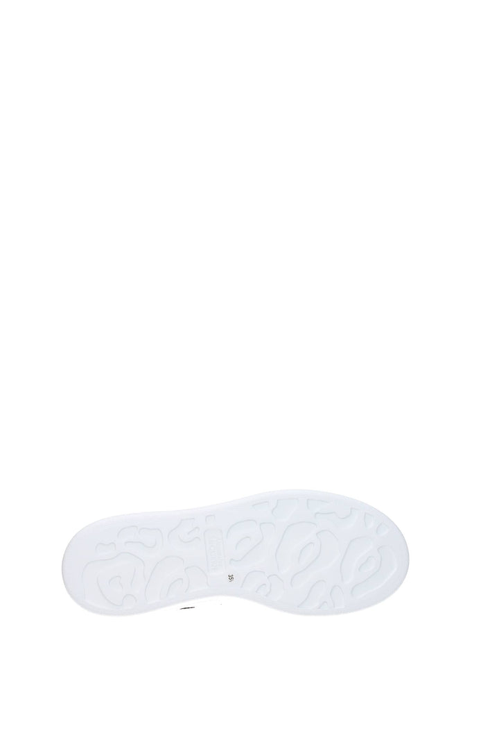Sneakers Oversize Pelle Bianco Porcellana - Alexander McQueen - Donna