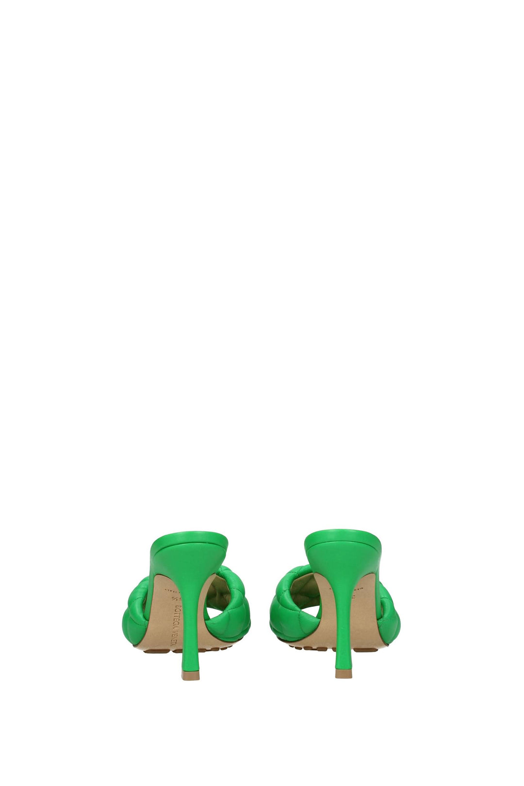Sandali Pelle Verde Parrocchetto - Bottega Veneta - Donna
