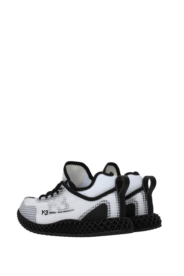 Sneakers Adidas Runner Tessuto Bianco Nero - Y3 Yamamoto - Uomo