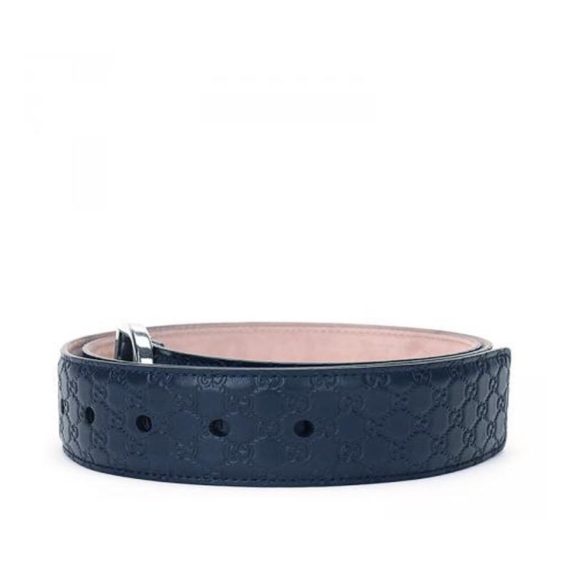 Cintura Microguccissima in pelle-Gucci-Wanan Luxury